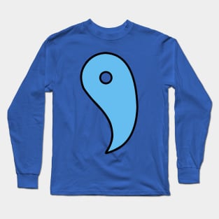 Magatama Light Blue Long Sleeve T-Shirt